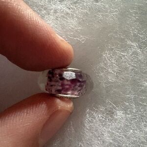 Pandora Pink and Purple Charm Bead